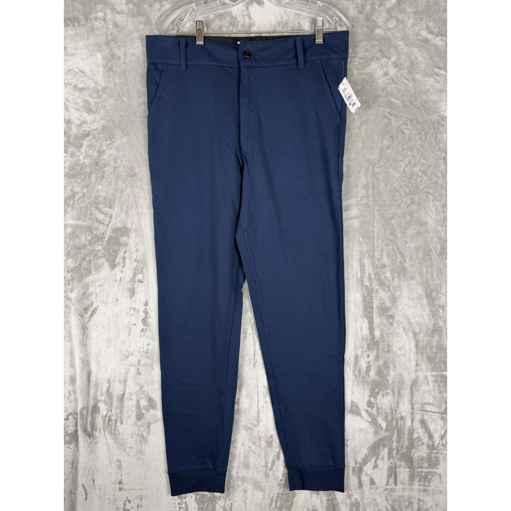 Sovereign Code Mens Navy Blue Jogger Pants Casual Comfort Stretch Large